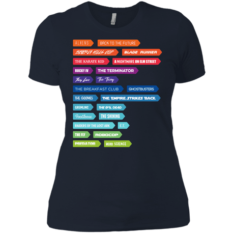 T-Shirts Midnight Navy / X-Small 80s Classics Women's Premium T-Shirt