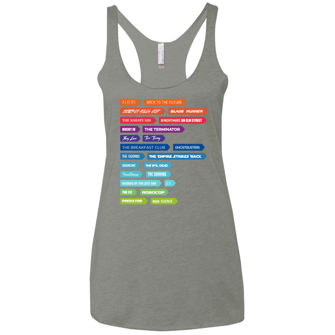 T-Shirts Venetian Grey / X-Small 80s Classics Women's Triblend Racerback Tank