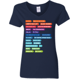 T-Shirts Navy / S 80s Classics Women's V-Neck T-Shirt