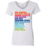 T-Shirts White / S 80s Classics Women's V-Neck T-Shirt