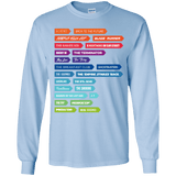 T-Shirts Light Blue / YS 80s Classics Youth Long Sleeve T-Shirt