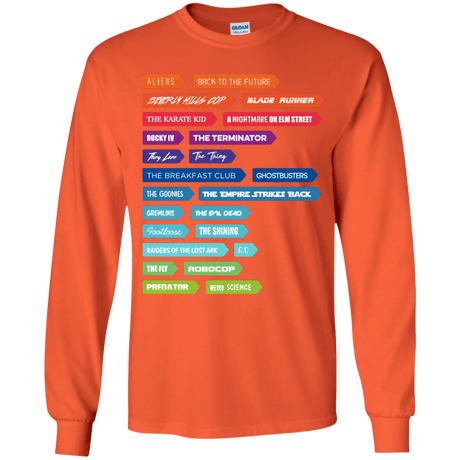 T-Shirts Orange / YS 80s Classics Youth Long Sleeve T-Shirt
