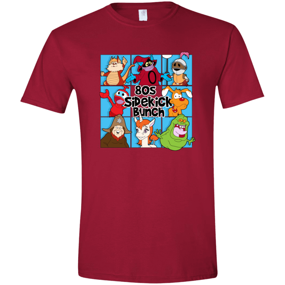 T-Shirts Cardinal Red / S 80s Sidekick Bunch Men's Semi-Fitted Softstyle