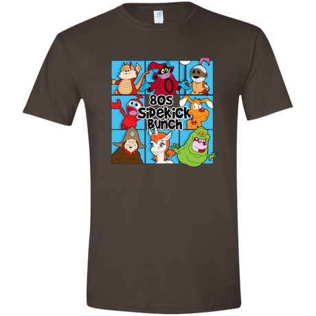 T-Shirts Dark Chocolate / S 80s Sidekick Bunch Men's Semi-Fitted Softstyle