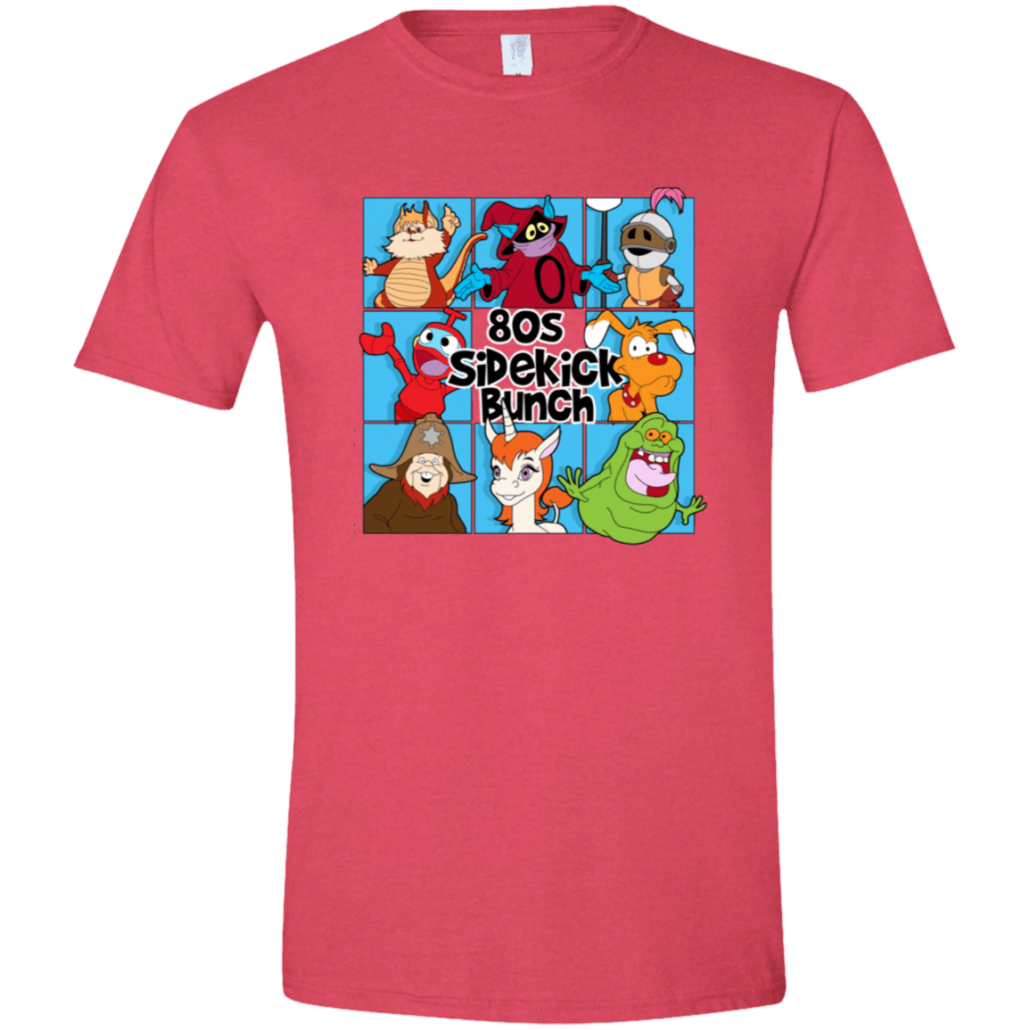 T-Shirts Heather Red / S 80s Sidekick Bunch Men's Semi-Fitted Softstyle