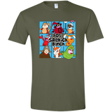 T-Shirts Military Green / S 80s Sidekick Bunch Men's Semi-Fitted Softstyle