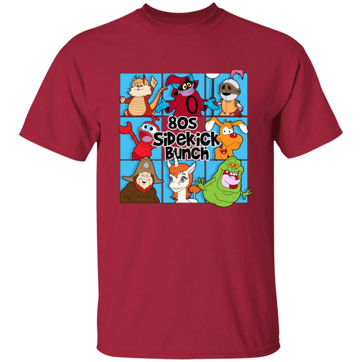 T-Shirts Cardinal / S 80s Sidekick Bunch T-Shirt