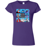 T-Shirts Purple / S 80s Villians Bunch Junior Slimmer-Fit T-Shirt