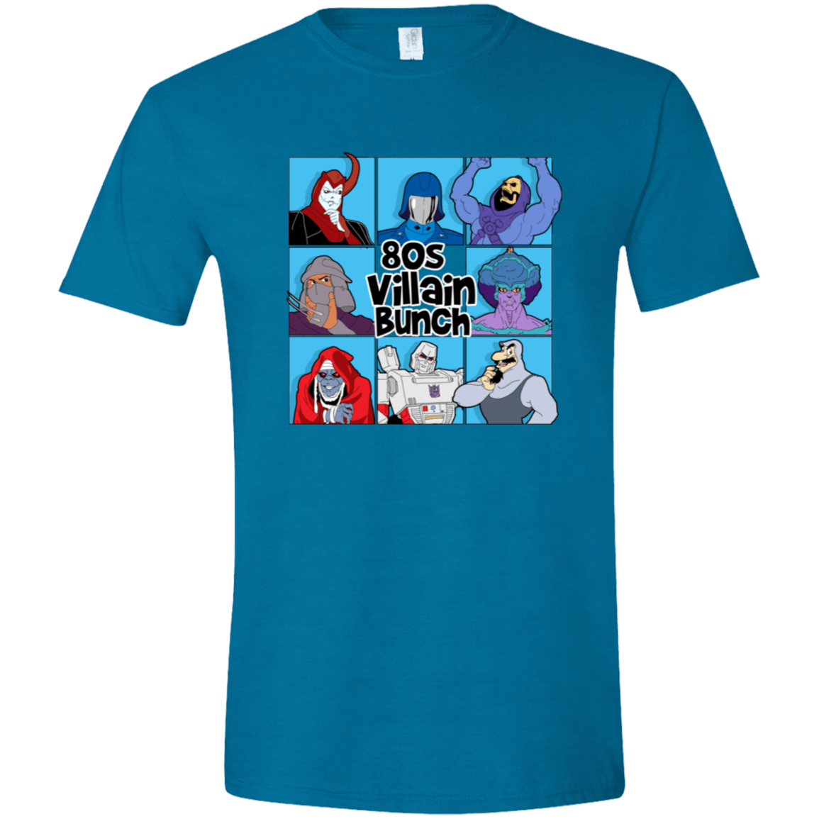 T-Shirts Antique Sapphire / S 80s Villians Bunch Men's Semi-Fitted Softstyle