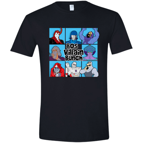 T-Shirts Black / S 80s Villians Bunch Men's Semi-Fitted Softstyle