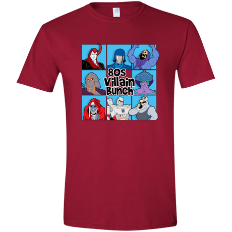 T-Shirts Cardinal Red / S 80s Villians Bunch Men's Semi-Fitted Softstyle