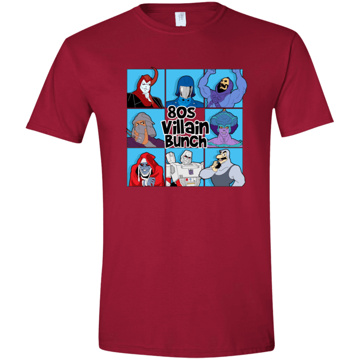 T-Shirts Cardinal Red / S 80s Villians Bunch Men's Semi-Fitted Softstyle