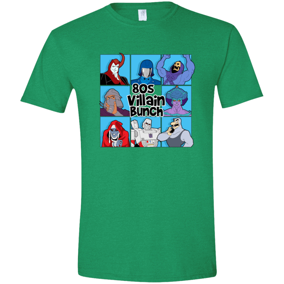 T-Shirts Heather Irish Green / S 80s Villians Bunch Men's Semi-Fitted Softstyle