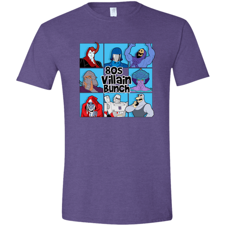 T-Shirts Heather Purple / S 80s Villians Bunch Men's Semi-Fitted Softstyle