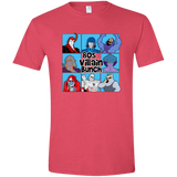 T-Shirts Heather Red / S 80s Villians Bunch Men's Semi-Fitted Softstyle