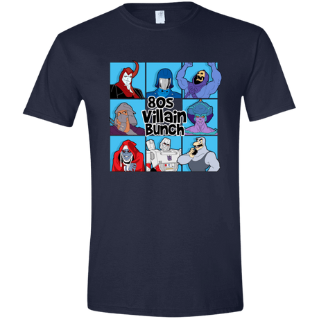 T-Shirts Navy / S 80s Villians Bunch Men's Semi-Fitted Softstyle