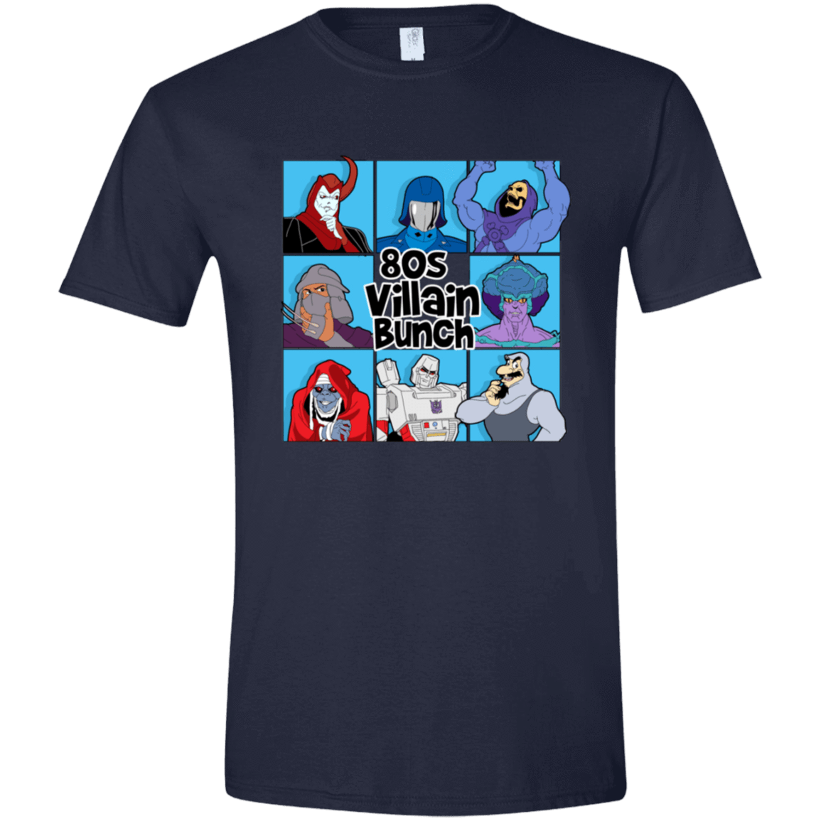 T-Shirts Navy / S 80s Villians Bunch Men's Semi-Fitted Softstyle
