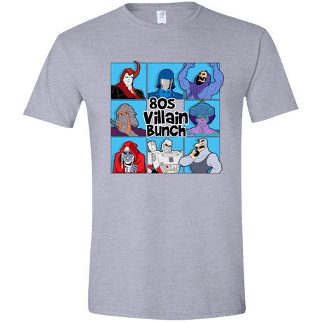 T-Shirts Sport Grey / X-Small 80s Villians Bunch Men's Semi-Fitted Softstyle