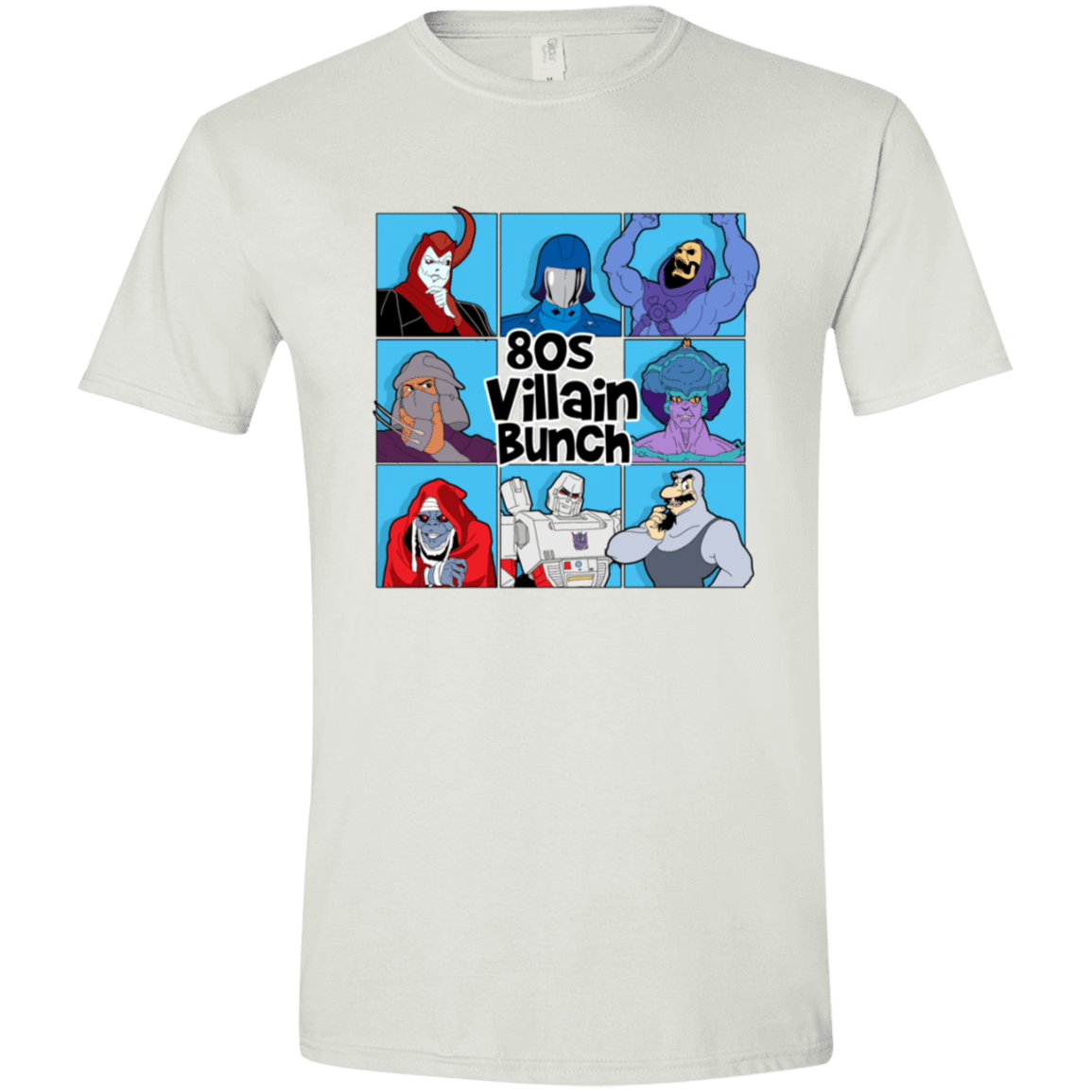 T-Shirts White / X-Small 80s Villians Bunch Men's Semi-Fitted Softstyle