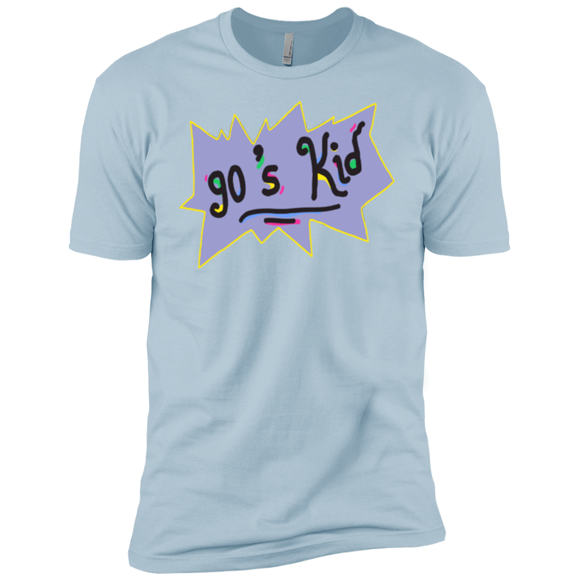 T-Shirts Light Blue / YXS 90's Kid Boys Premium T-Shirt