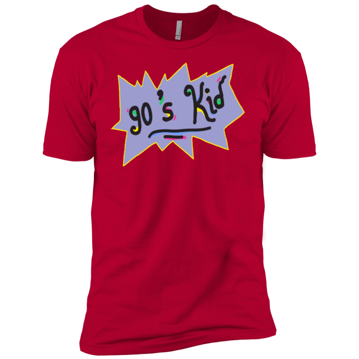 T-Shirts Red / YXS 90's Kid Boys Premium T-Shirt