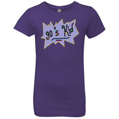 T-Shirts Purple Rush / YXS 90's Kid Girls Premium T-Shirt