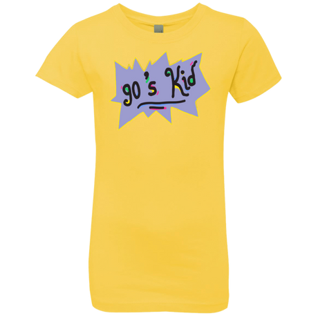 T-Shirts Vibrant Yellow / YXS 90's Kid Girls Premium T-Shirt