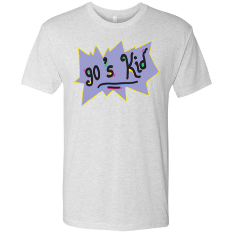 T-Shirts Heather White / Small 90's Kid Men's Triblend T-Shirt