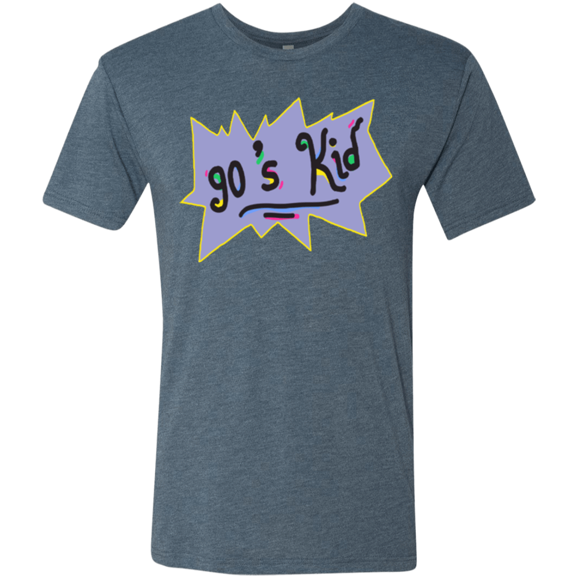 T-Shirts Indigo / Small 90's Kid Men's Triblend T-Shirt