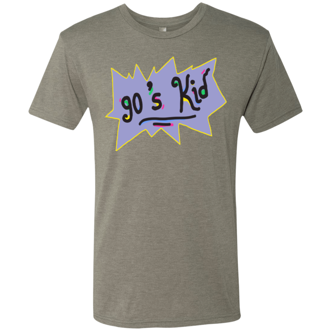 T-Shirts Venetian Grey / Small 90's Kid Men's Triblend T-Shirt
