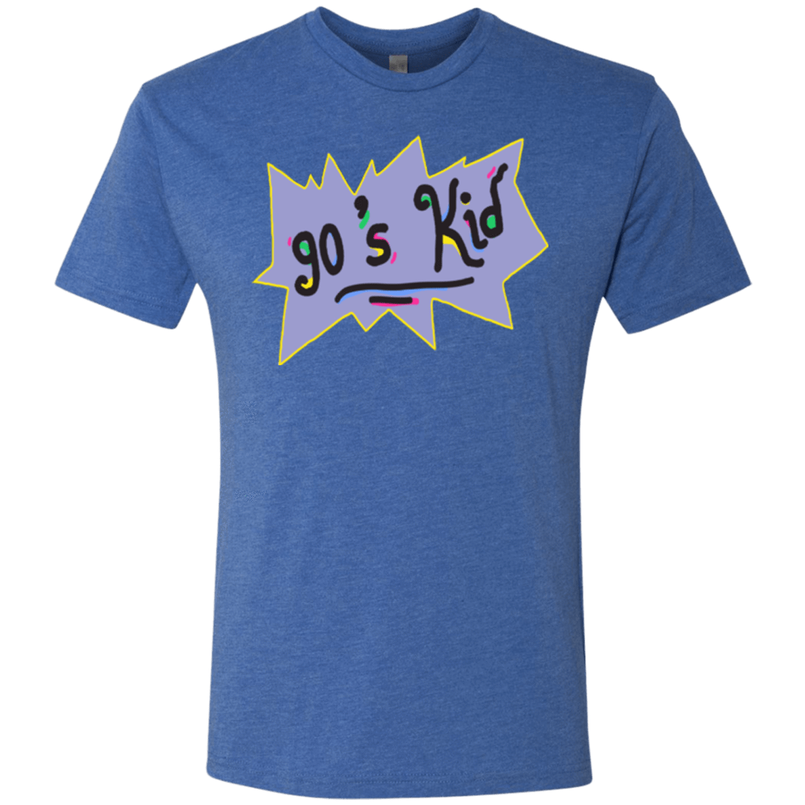 T-Shirts Vintage Royal / Small 90's Kid Men's Triblend T-Shirt