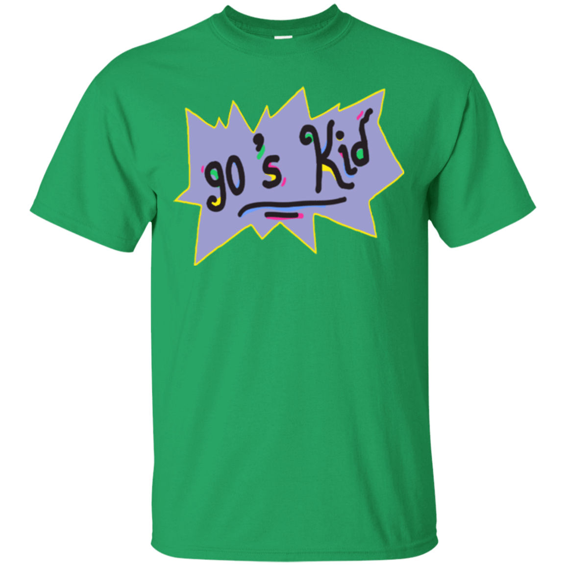 T-Shirts Irish Green / Small 90's Kid T-Shirt