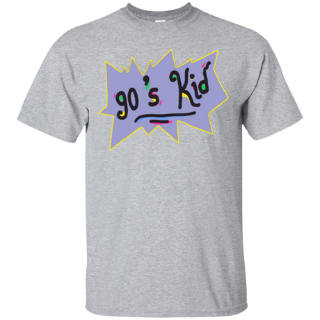 T-Shirts Sport Grey / Small 90's Kid T-Shirt