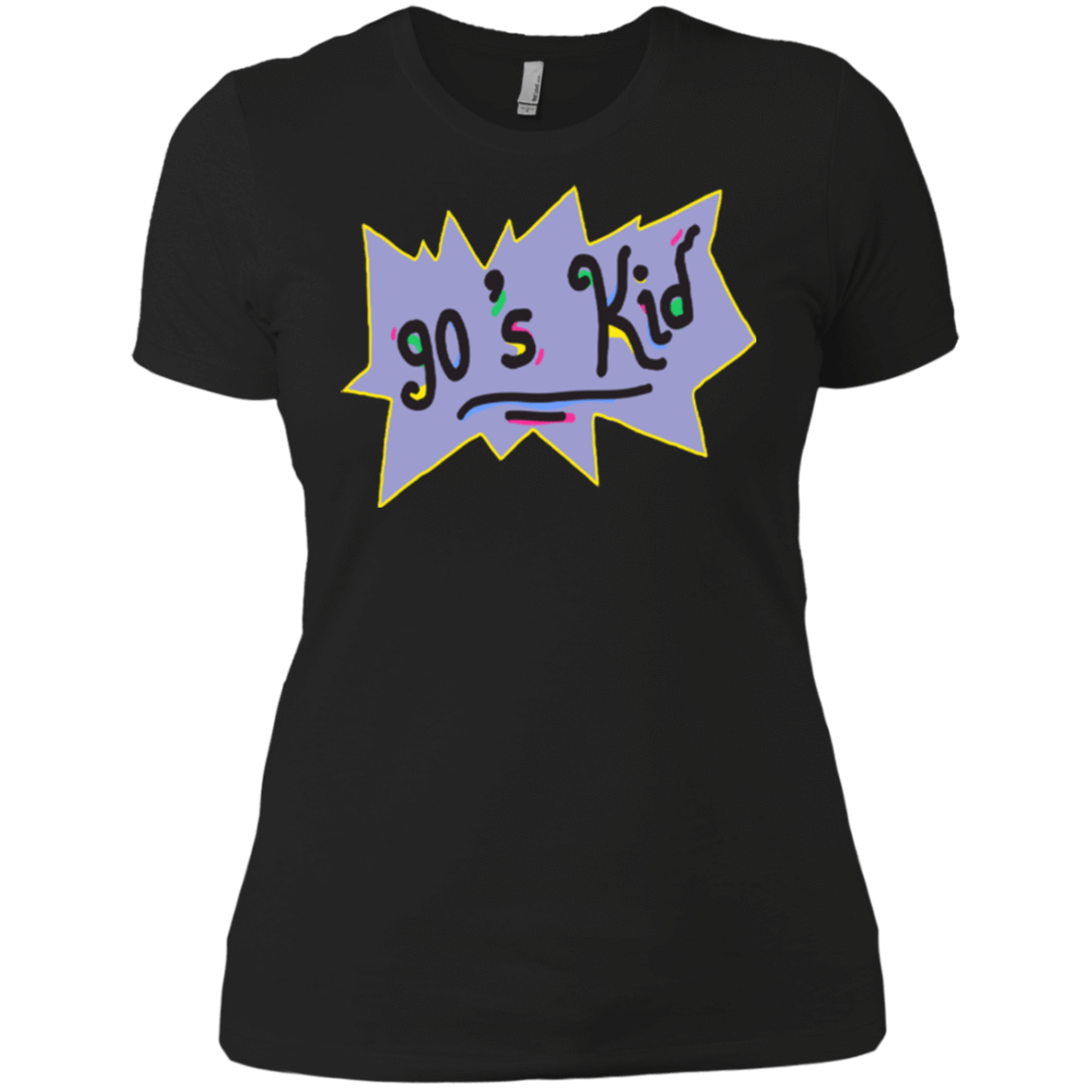 T-Shirts Black / X-Small 90's Kid Women's Premium T-Shirt