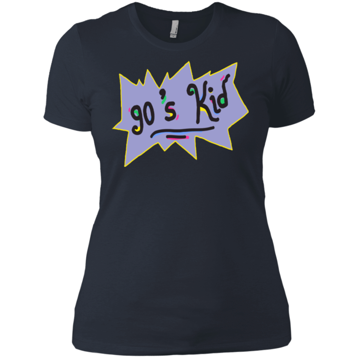 T-Shirts Indigo / X-Small 90's Kid Women's Premium T-Shirt