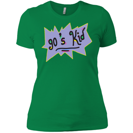 T-Shirts Kelly Green / X-Small 90's Kid Women's Premium T-Shirt
