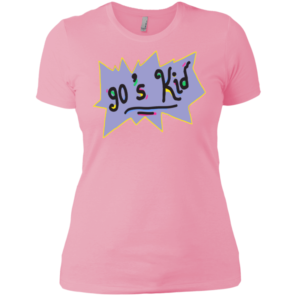T-Shirts Light Pink / X-Small 90's Kid Women's Premium T-Shirt