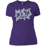 T-Shirts Purple / X-Small 90's Kid Women's Premium T-Shirt
