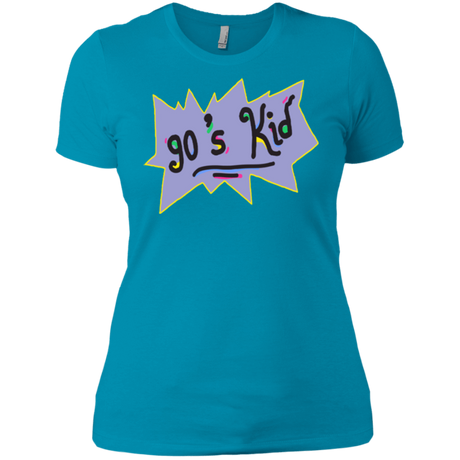 T-Shirts Turquoise / X-Small 90's Kid Women's Premium T-Shirt