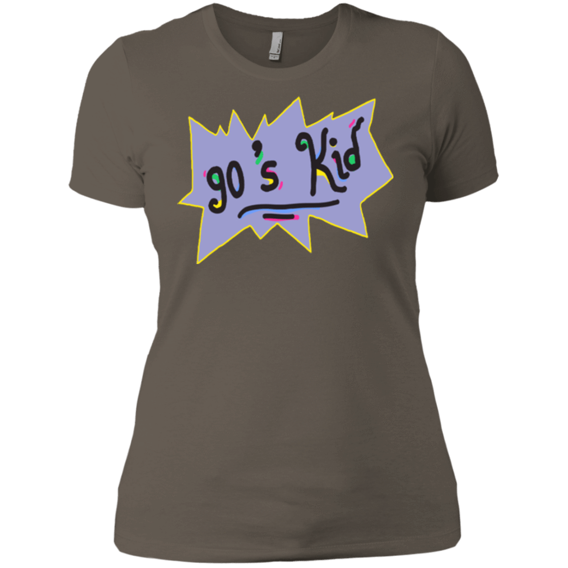 T-Shirts Warm Grey / X-Small 90's Kid Women's Premium T-Shirt