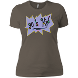 T-Shirts Warm Grey / X-Small 90's Kid Women's Premium T-Shirt