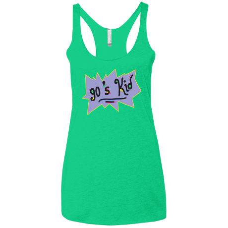 T-Shirts Envy / X-Small 90's Kid Women's Triblend Racerback Tank