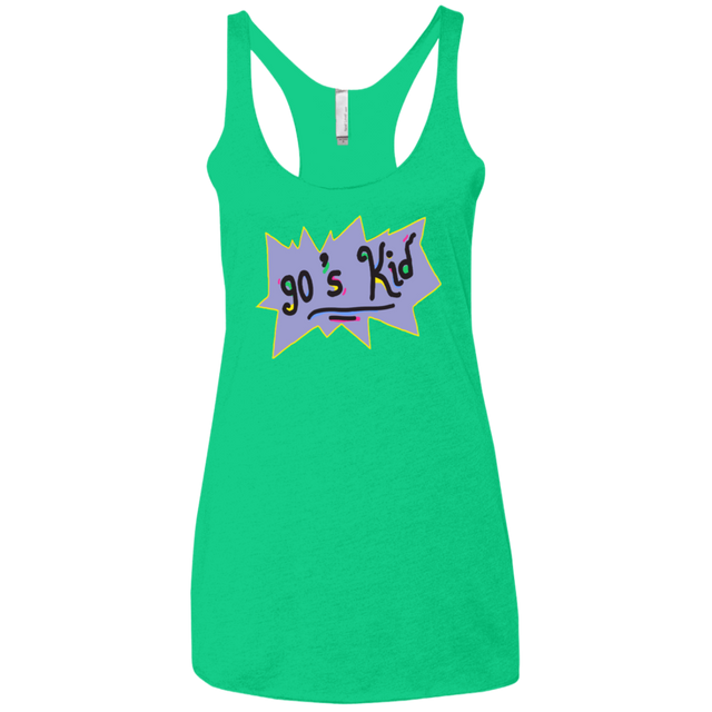 T-Shirts Envy / X-Small 90's Kid Women's Triblend Racerback Tank