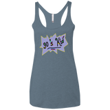 T-Shirts Indigo / X-Small 90's Kid Women's Triblend Racerback Tank
