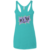 T-Shirts Tahiti Blue / X-Small 90's Kid Women's Triblend Racerback Tank