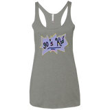 T-Shirts Venetian Grey / X-Small 90's Kid Women's Triblend Racerback Tank