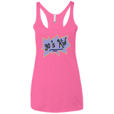 T-Shirts Vintage Pink / X-Small 90's Kid Women's Triblend Racerback Tank