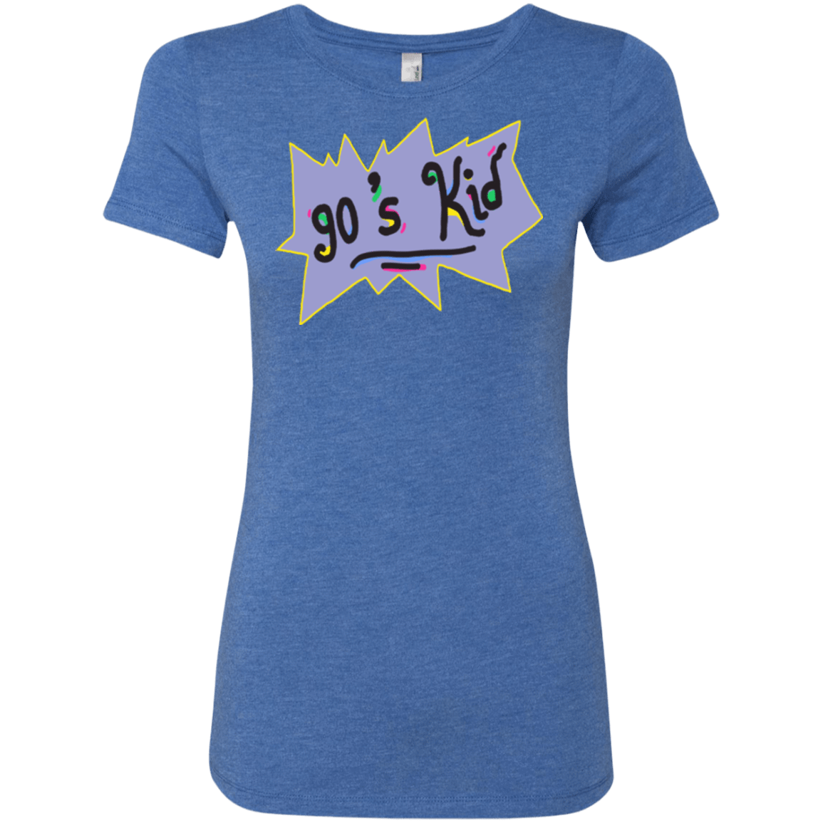 T-Shirts Vintage Royal / Small 90's Kid Women's Triblend T-Shirt