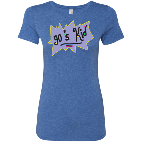 T-Shirts Vintage Royal / Small 90's Kid Women's Triblend T-Shirt
