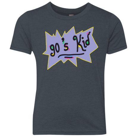 T-Shirts Vintage Navy / YXS 90's Kid Youth Triblend T-Shirt